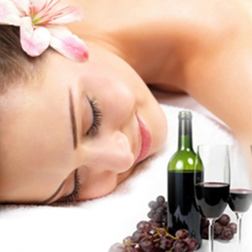 Red Wine Scrub  Massage